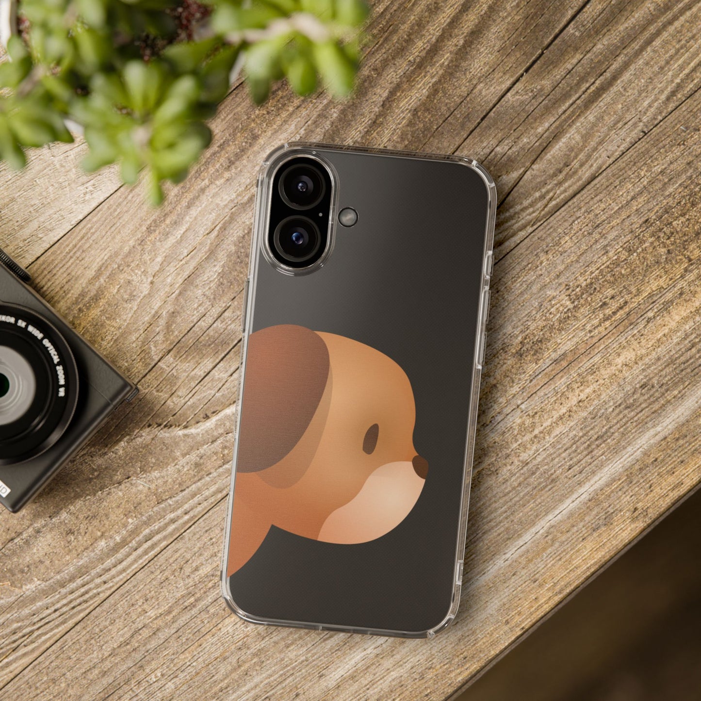 It Takes Two Dog Clear iPhone Case
