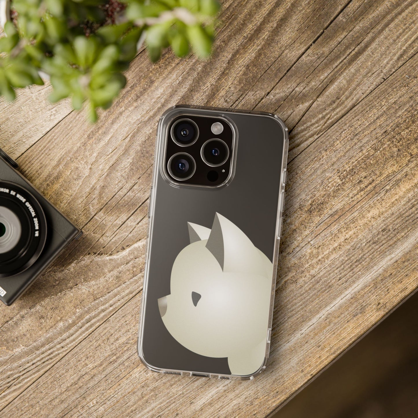 It Takes Two Cat Clear iPhone Case