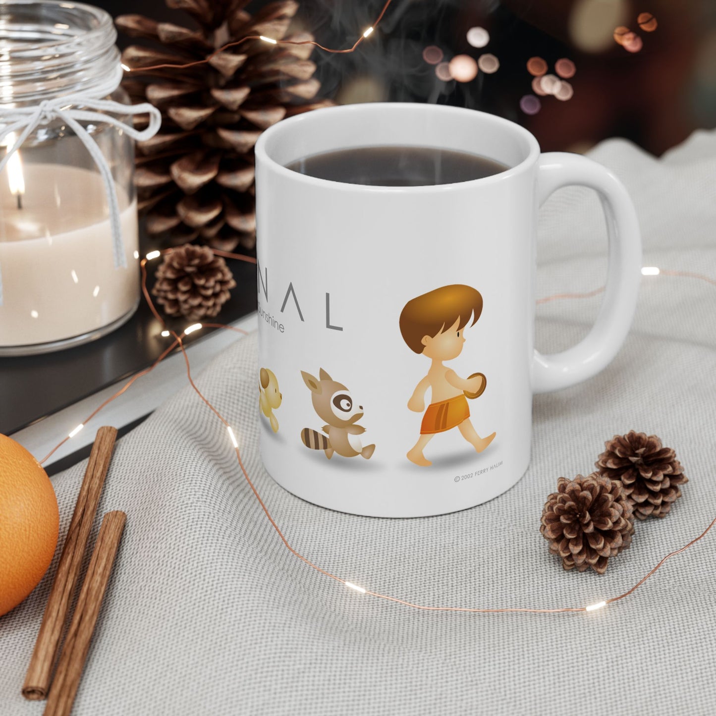 Orisinal: Morning Sunshine 25th Anniversary White Ceramic Mug
