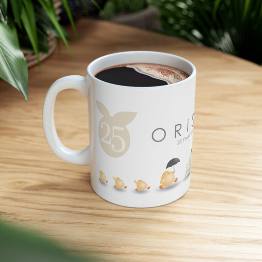 Orisinal: Morning Sunshine 25th Anniversary White Ceramic Mug