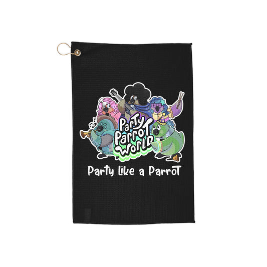 Party Parrot World Golf Towel